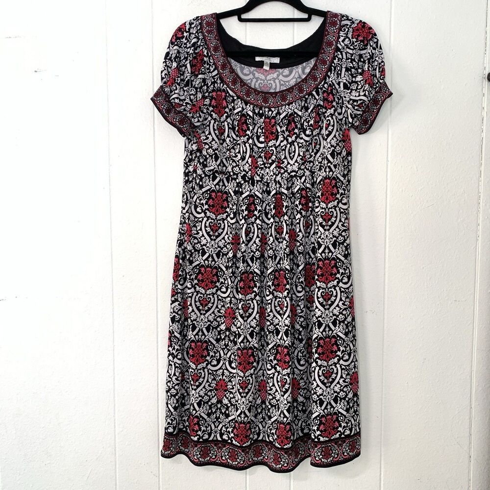 London Style Womens 12 Dress Babydoll Pink Black MySpace Grunge Punk Y2K 2010s